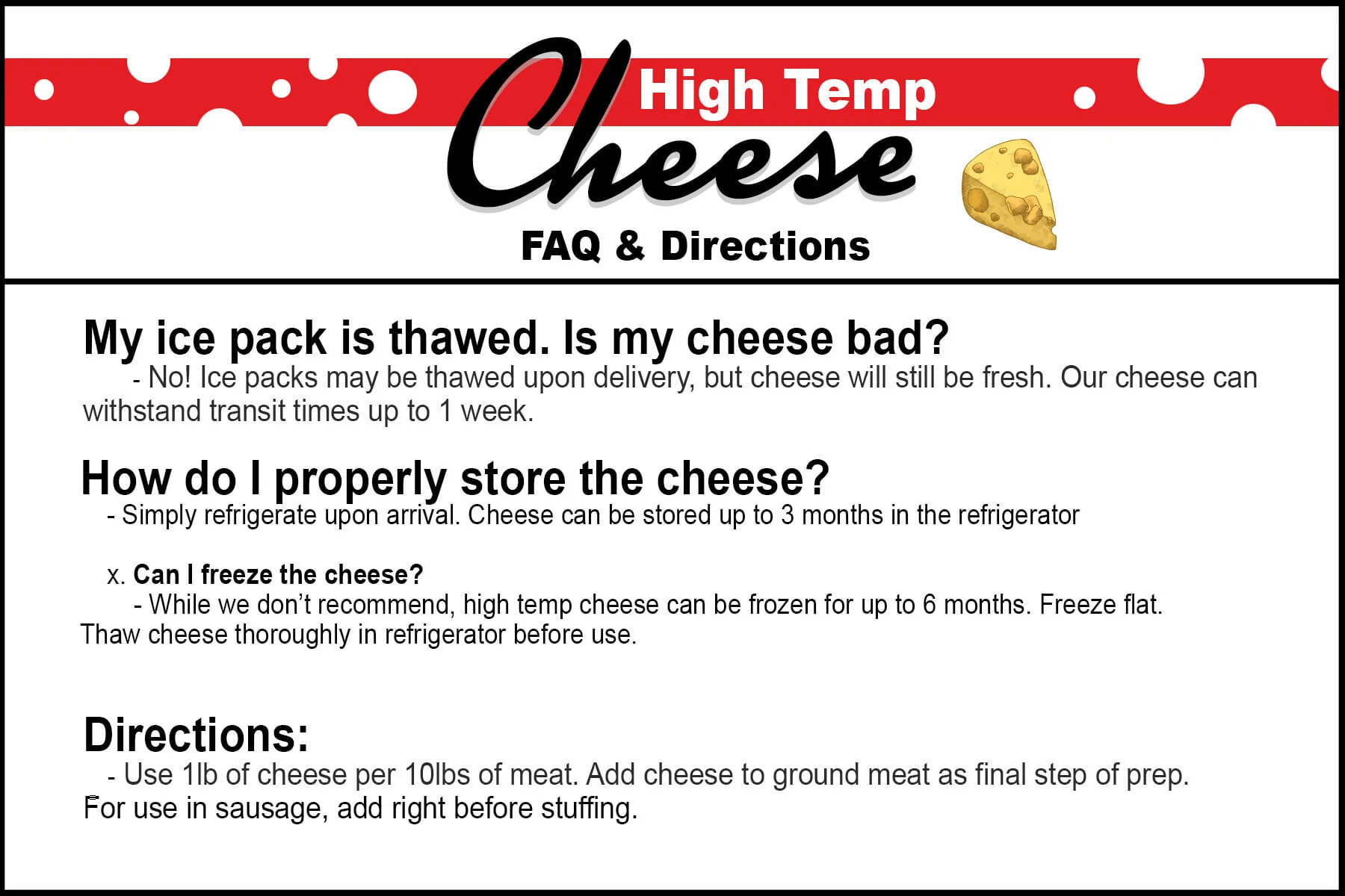 1 lb High Temp Cheese 2 Pack - Image 13