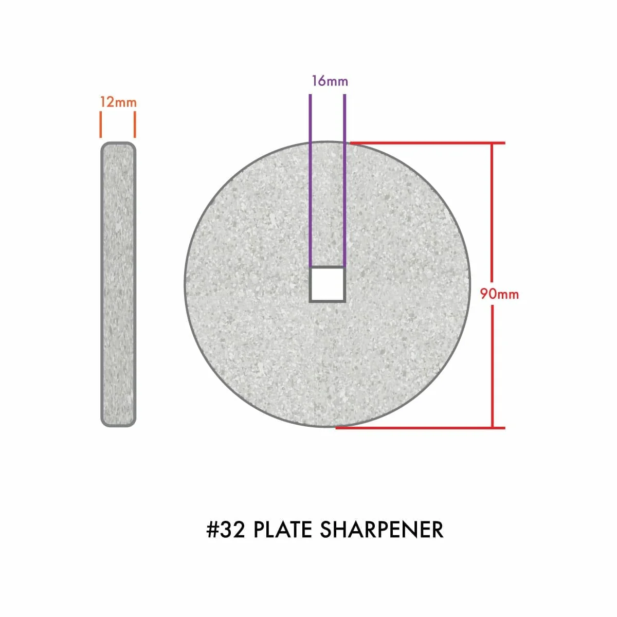 #32 Meat Grinder Knife & Plate Sharpening System, FINE - Image 7