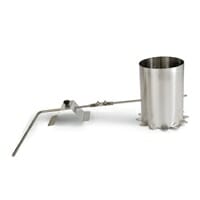 6" Smoke Stack with Damper for 100 lb. Smokers - Image 2