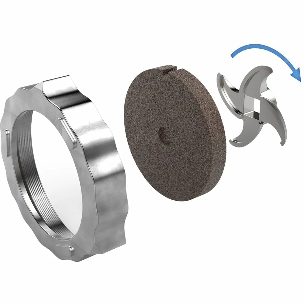 #8 Fine Meat Grinder Knife & Plate Sharpening System - Image 4