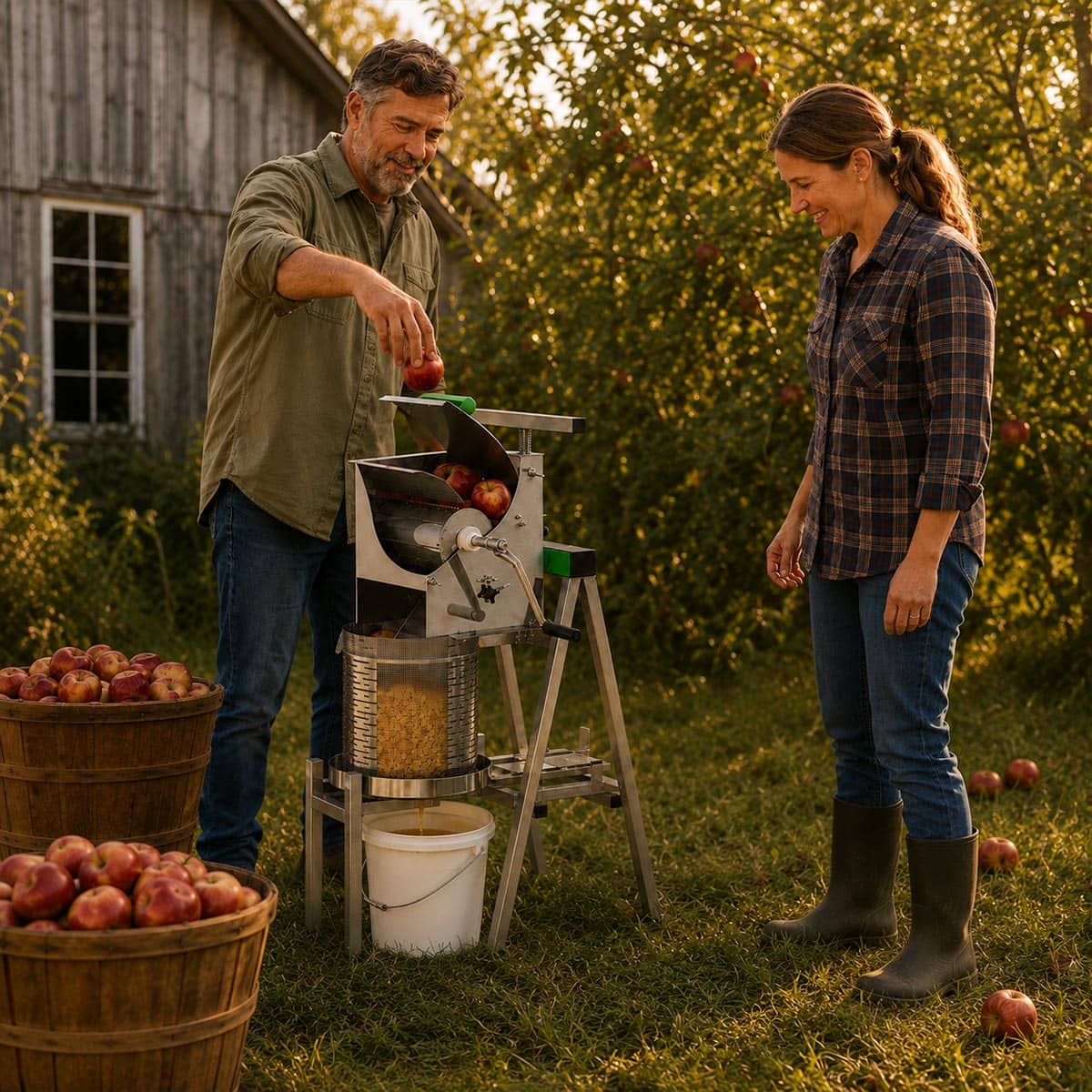 Harvest Fiesta Fruit 15L Press and Apple Crusher Combo - Image 4