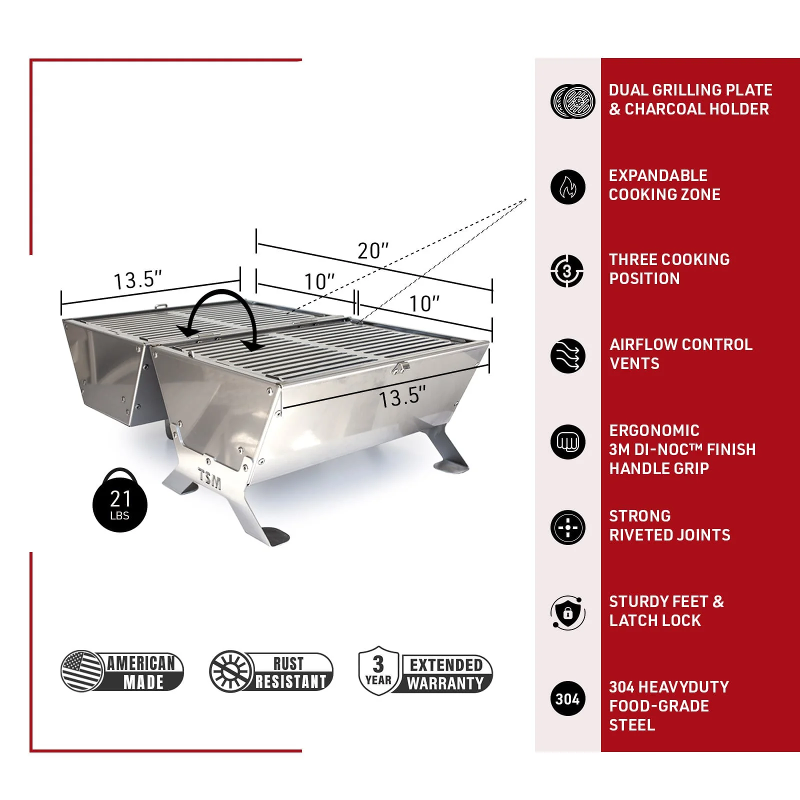 TSM Heavy Duty Tool Box Grill - Image 3
