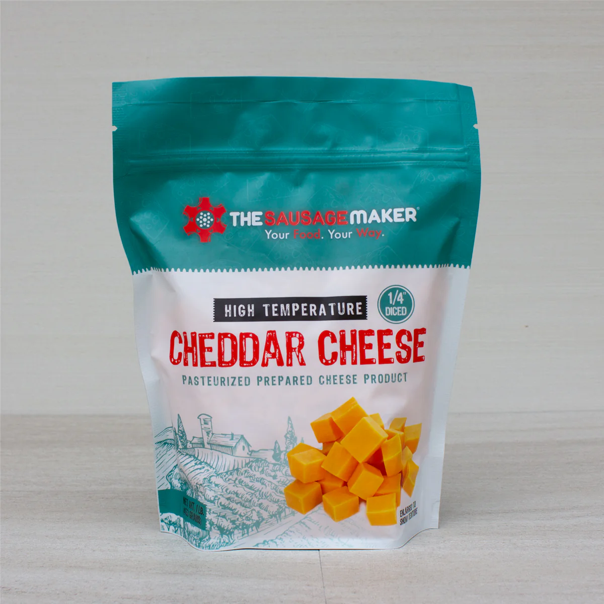High Temp Cheddar Cheese 1 lb - Image 7