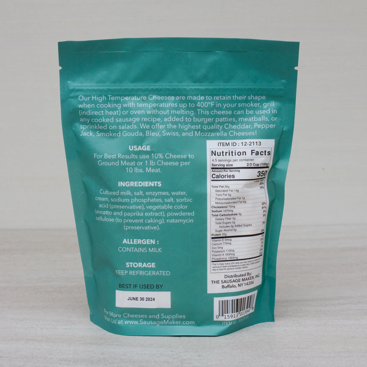 High Temp Pepper Jack Cheese 1 lb - Image 6