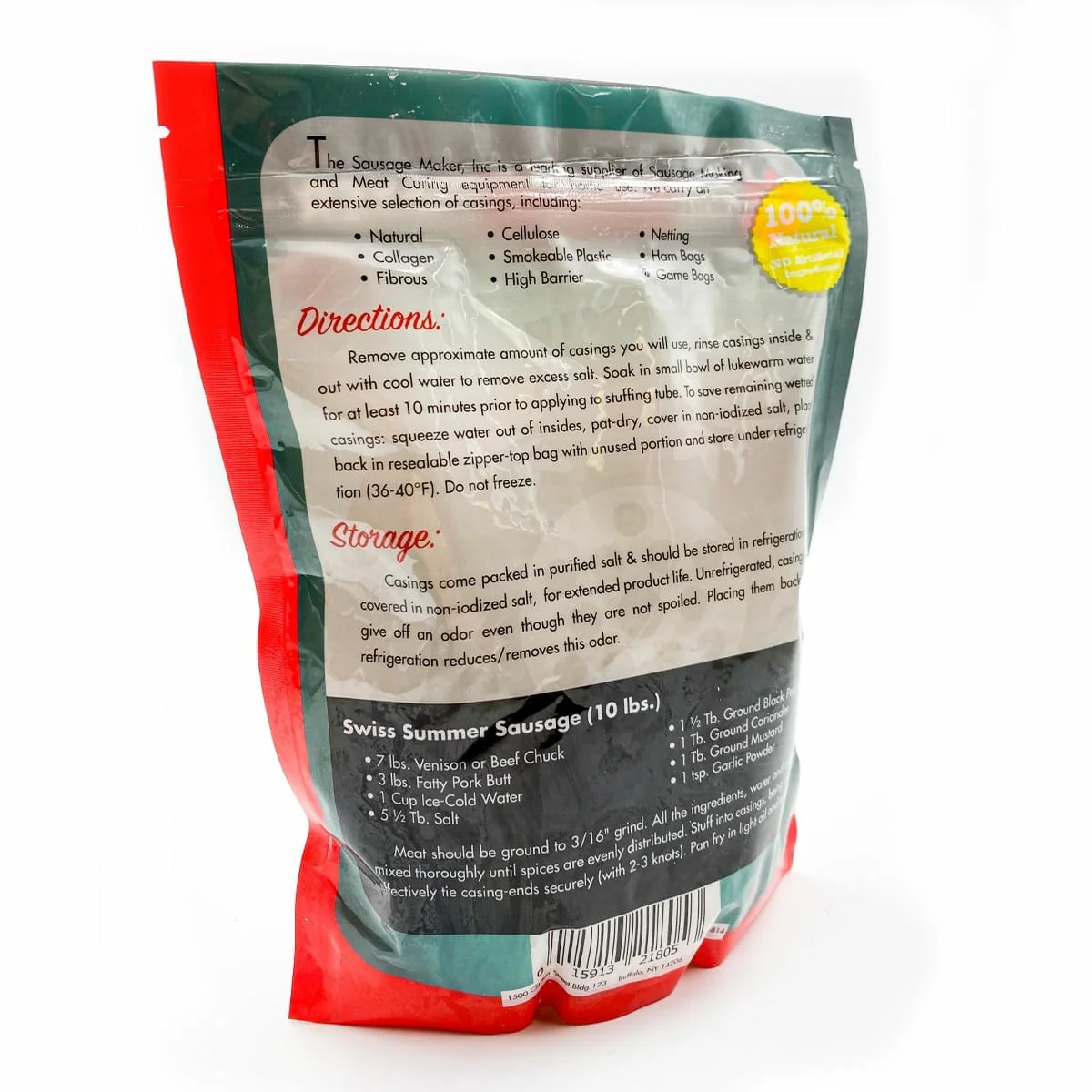 Natural Beef Casings Home Pack 2Pack - Image 2