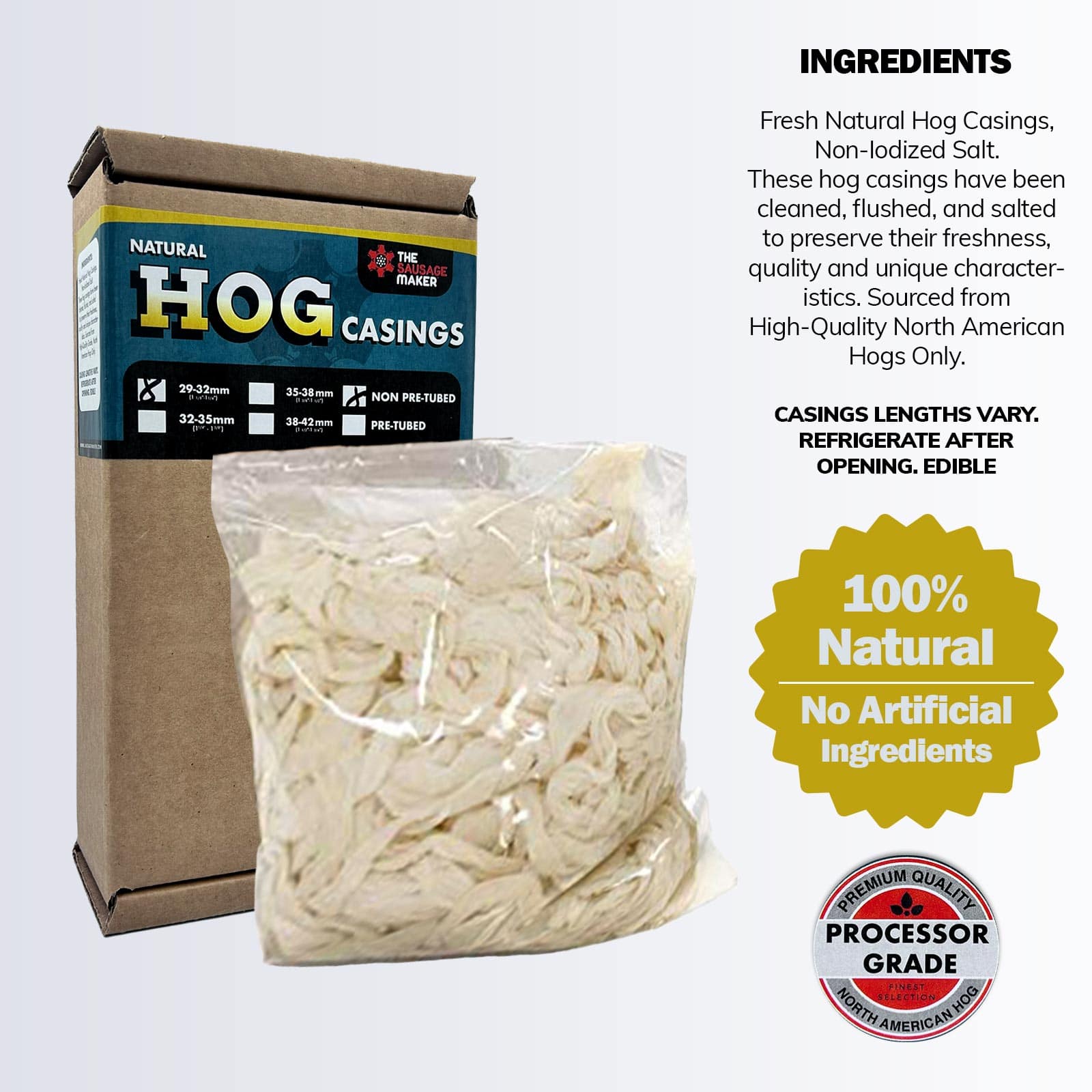 Natural Hog Casings 38-42mm - Image 4