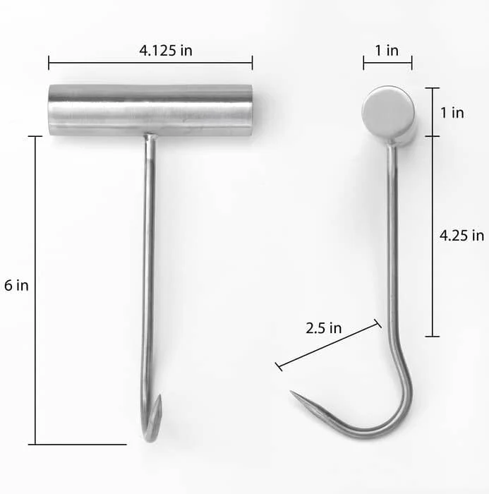 Stainless Steel T-Handle Hook - Image 3